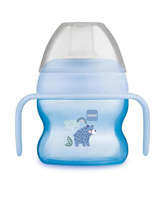 Tasse À Bec Souple MAM 150ml - Ours Bleu - Parafa Maroc para