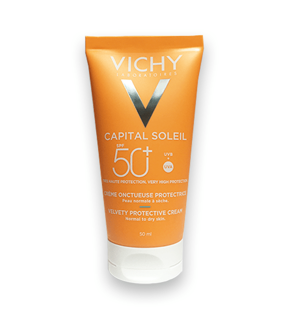 VICHY CAPITAL SOLEIL CREME ONCTUEUSE PEAU mixte a grace SPF 50+ - 50ML - Parafa Maroc para