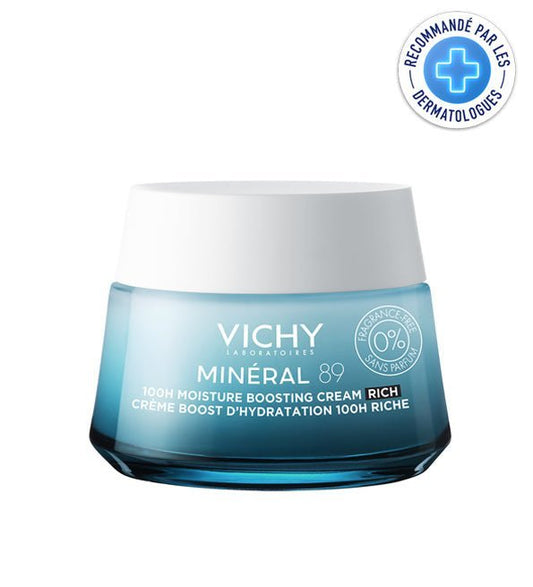 VICHY MINÉRAL 89 CRÈME RICHE BOOST D’HYDRATATION 100H SANS PARFUM - Parafa Maroc para