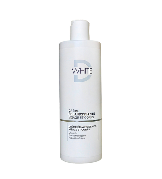 D-WHITE Crème Èclaircissante Visage & Corps 400ML